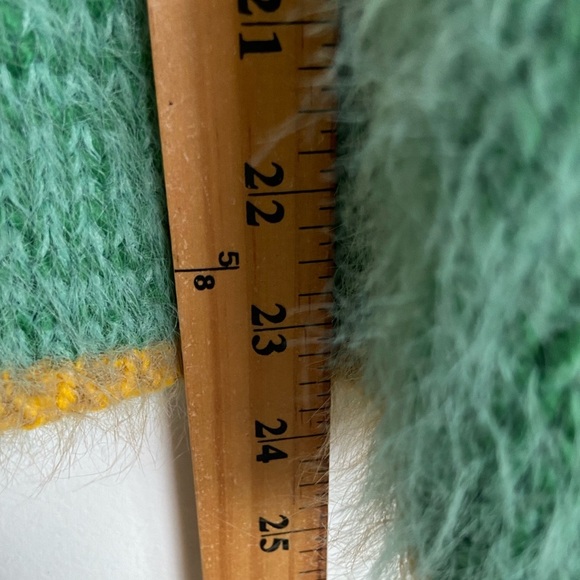 Urban Outfitters Kimchi Blue Fuzzy Sweater Size S Multicolor Slouchy Mock Neck - Picture 9 of 11